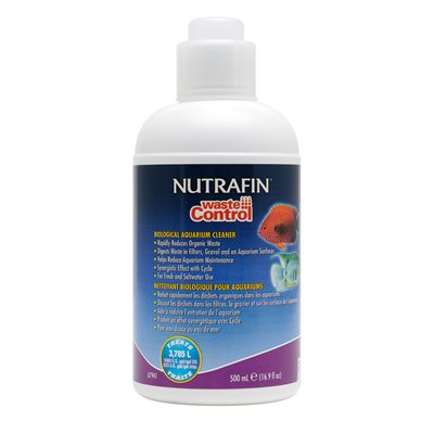 Nettoyant biologique Waste Control Nutrafin pour aquariums, 500 ml (16,9 oz liq.)