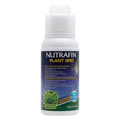 Supplément Plant Gro Nutrafin, micronutriments essentiels pour plantes aquatiques, 120 ml (4 oz liq.)