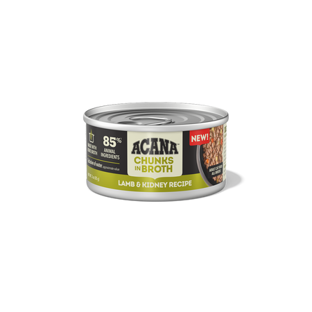 Acana - Morceaux dans le bouillon - Recette à l'agneau et aux rognons 5.5oz