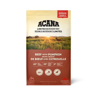 ACANA Chien Simple Boeuf/ Citrouille 10,8 kg