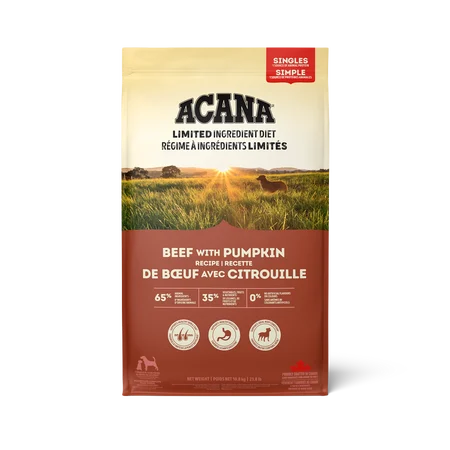 ACANA Chien Simple Boeuf/ Citrouille 10,8 kg