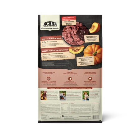 ACANA Chien Simple Boeuf/ Citrouille 1,8 kg