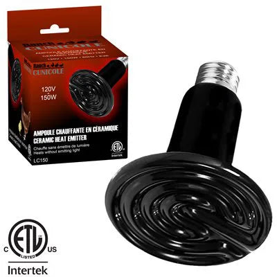 Ampoule Chauffante Céramique Ranch Cunicole 150W