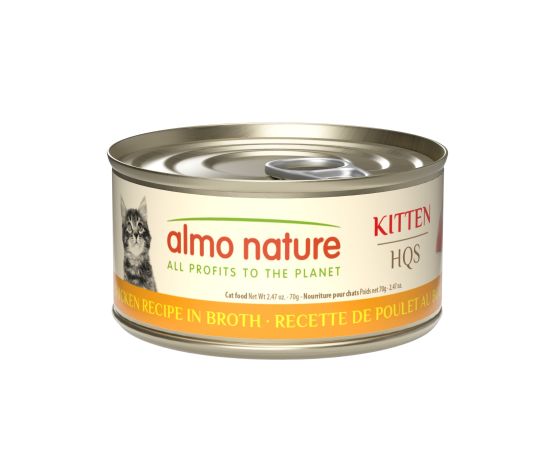 Almo Nature Hqs Natural Chaton Poulet 70Gr