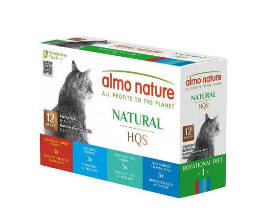 Almo Nature Hqs Natural Chat Rotationel Pack #2