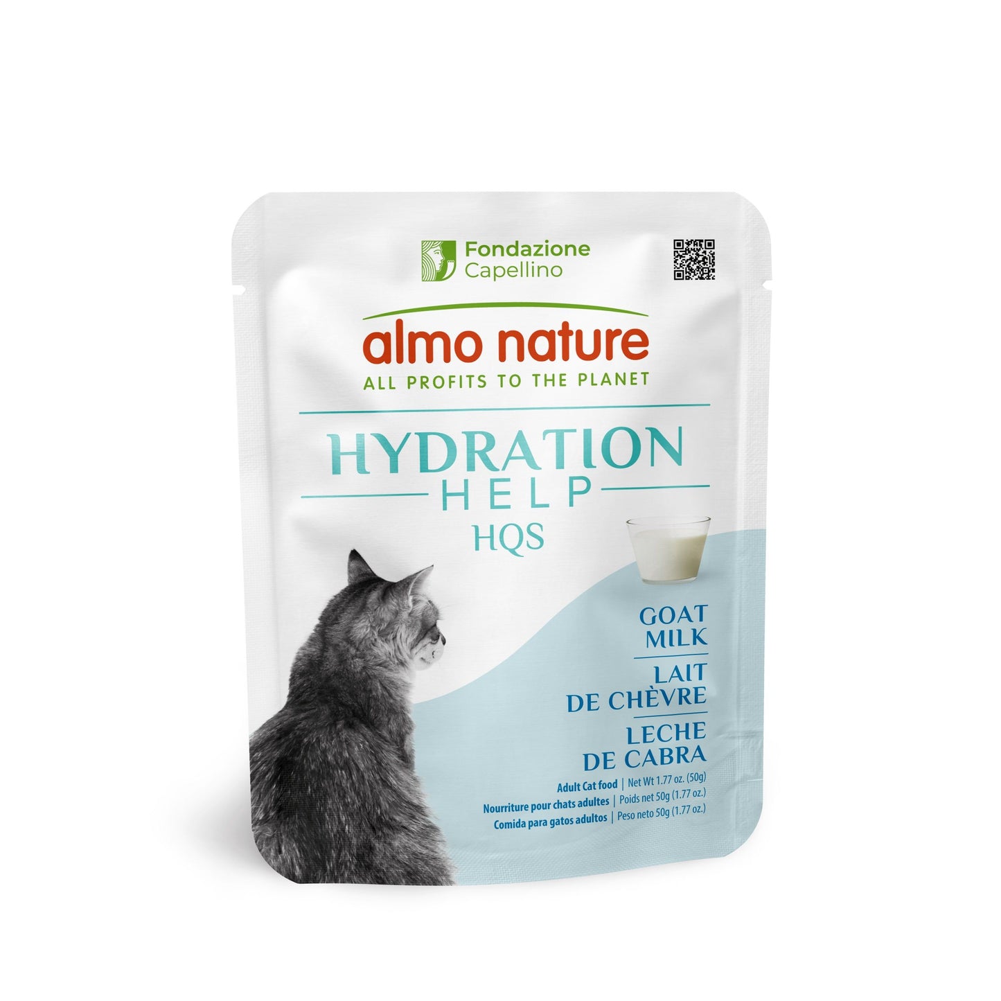 Almo Nature Hqs Hydration Help Chat - Lait De Chèvre50gr