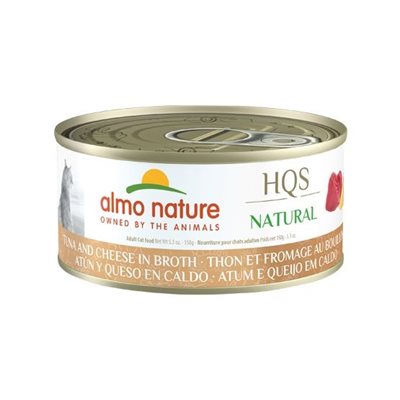 Almo Nature Hqs Natural Chat Thon Et Fromage Au Bouillon 150