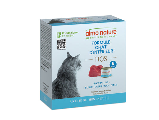 Almo Hqs Formule Chat D'intérieur - Recette De Thon En Sauce 6x50gr