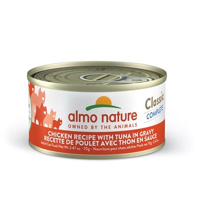 Almo Classic Complete Chat Poulet Avec Thon En Sauce 70G