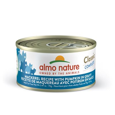 Almo Classic Complete Chat Maquereau Avec Potiron En Sauce 70g