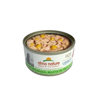 Almo Nature Hqs Complete Chat Thon Et Mangue En Sauce 70G