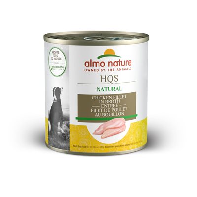 Almo Nature Hqs Natural Chien Entree Filet De Poulet 280G