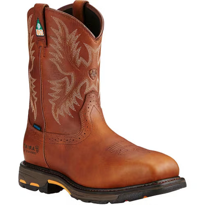 Ariat Bottes de travail WorkHog à bout carré large, embout composite CSA et imperméables Homme