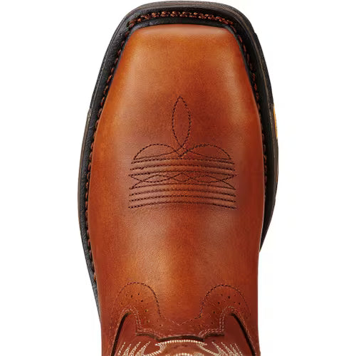 Ariat Bottes de travail WorkHog à bout carré large, embout composite CSA et imperméables Homme