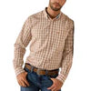 Ariat Chemise pour Homme Ayden à carreaux dorés Couleur Oak (chêne)