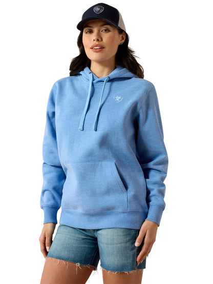 Ariat Hoodie 2.0 Logo Ultramarine Heather - Femme