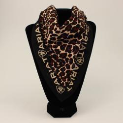 Ariat Bandana, Marron motif léopard