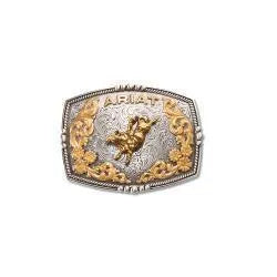 Boucle de ceinture Ariat Rectangle Bull Rider Multi Finish