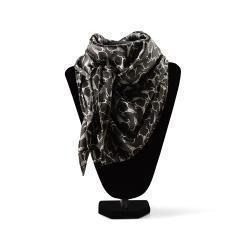 Ariat Foulard Wild Rag, Noir motif crâne de cerf