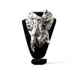 Ariat Foulard Wild Rag, Noir et blanc motif Cowboy du désert