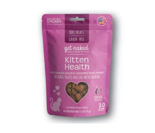 Get Naked Chaton En Santé, Gâteries Tendres, Sans Grains 2,5oz