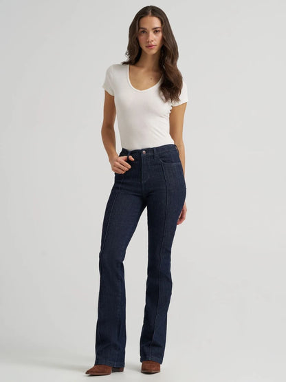 Wrangler Jeans Femme Bespoke bootcut à Couture Pincée