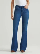 WRANGLER BESPOKE FLARE HIGH RISE IVY - JEANS POUR FEMME
