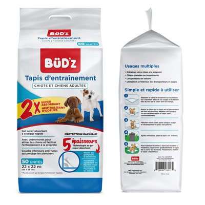 Bud'Z Tapis D'Entrainement 22X22 50Un