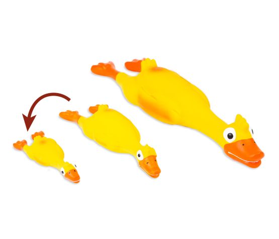 Bud'z Jouet En Latex Avec "squeaker" Pour Chien - Canard Jaune 5.5''