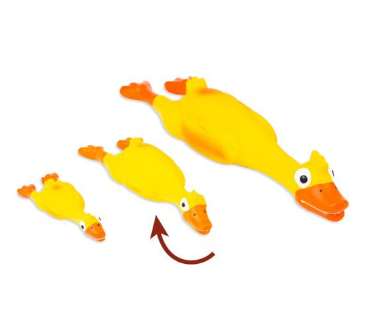 Bud'z Jouet En Latex Avec "squeaker" Pour Chien - Canard Jaune 9.4"