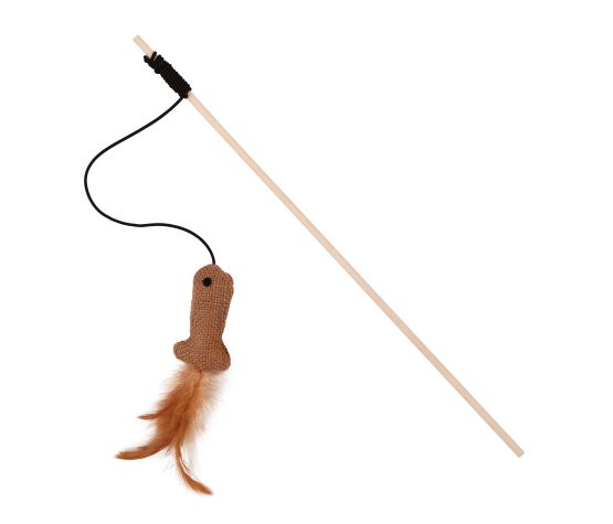 Bud'z Jouet Pour Chat - Canne à Pêche 40cm Et Poisson éco 14cm