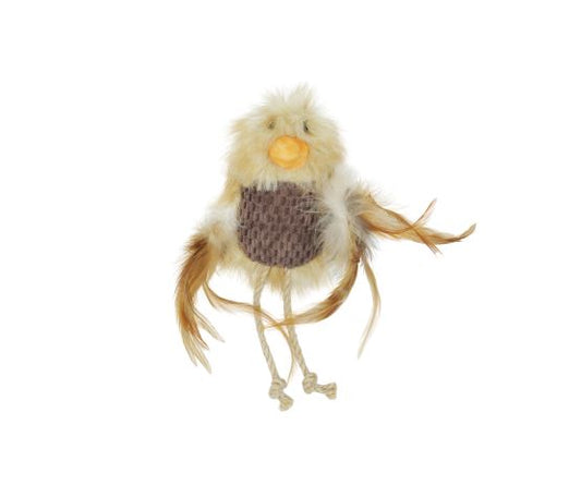 Bud'z Jouet Pour Chat, Avec Herbe à Chat - Oiseau Soyeux 18cm
