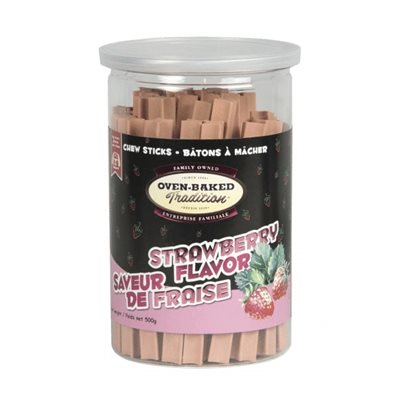 Ovenbaked tradition Chien Gâteries Dentaire A Mâcher Fraise 500G