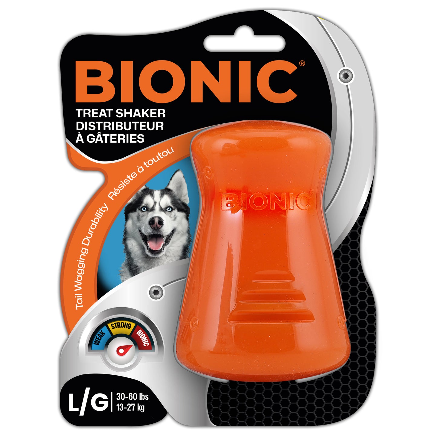 Distributeur à gâteries BIONIC, grand, 10,5 cm (4 po)