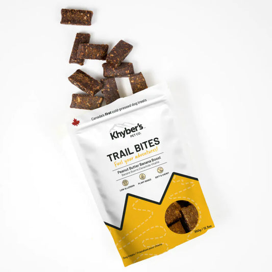Khyber's Bouchées Trail au beurre de cacahuète et à la banane