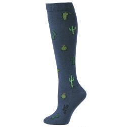 Boot Doctor Chaussettes pour femme – Motif Cactus (Marine)