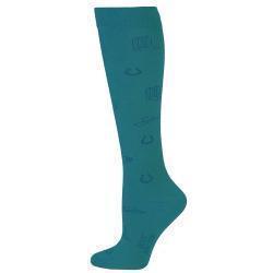 Boot Doctor Chaussettes pour femme – Motif Western (Turquoise)