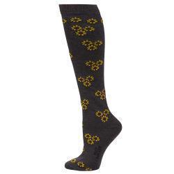 Boot Doctor Chaussettes pour femme – Par-dessus le mollet, motif tournesol