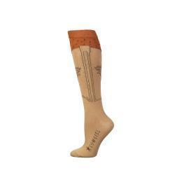 Boot Doctor Chaussettes pour Femme – Over the Calf, Motif Cowgirl