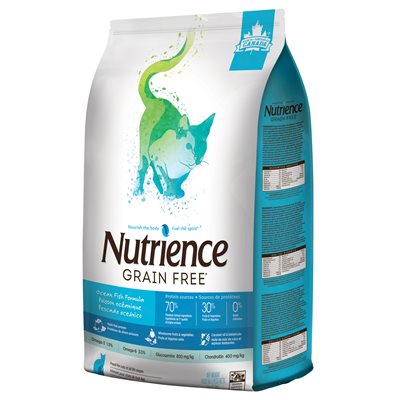 Nutrience Sans Grain Chat Poisson Océanique Et Saumon 5Kg