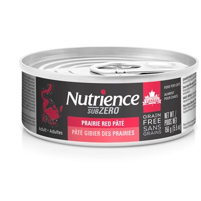 Nutrience Conserve Subzero Chat Gibier Des Prairies 156g