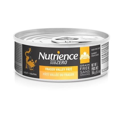 Nutrience Conserve Subzero Chat Vallée Du Fraser 156g