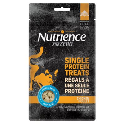 Nutrience SubZero Sans grains à une seule protéine pour chats, Poulet, 30 g (1 oz)