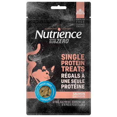 Nutrience SubZero Sans grains à une seule protéine pour chats, Saumon, 25 g (0,88 oz)