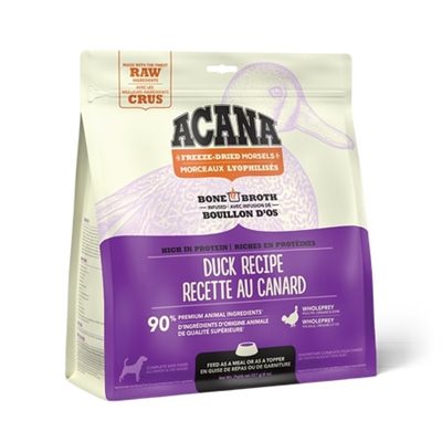 Acana Morceaux Lyophilises Canard 225G
