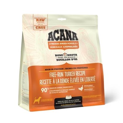 Acana Morceaux Lyophilises Dinde 227G