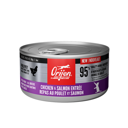 Orijen - Morceaux - Repas au poulet et thon pour chatons 5.5oz