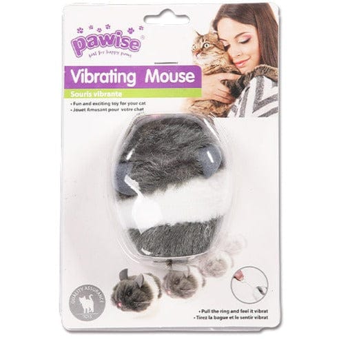 PAWISE – Jouet pour chat “Souris vibrante”