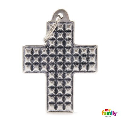 Medaille Xl Cross Crox Studs