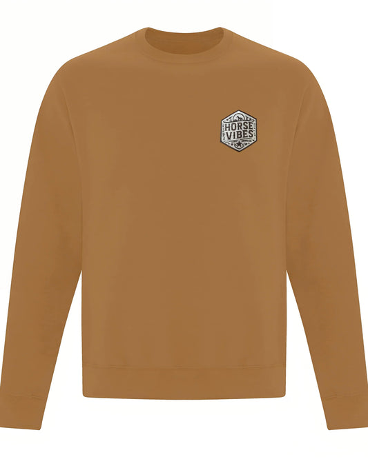 Horse Vibes  Crewneck Stars brodé